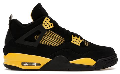 nike air jordan geel zwart|nike air jordan 4 dames.